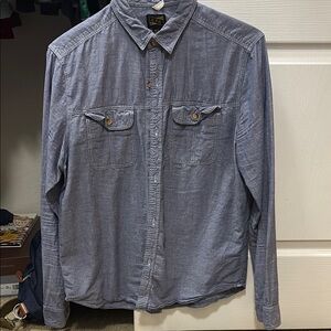Men's Blue Chambray Shirt